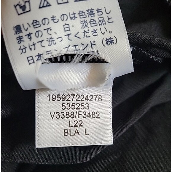 Swim Top Large DD Cup 14-16 Black Scoop Neck Flutter Solid Padded Lands End S55 - Picture 8 of 8